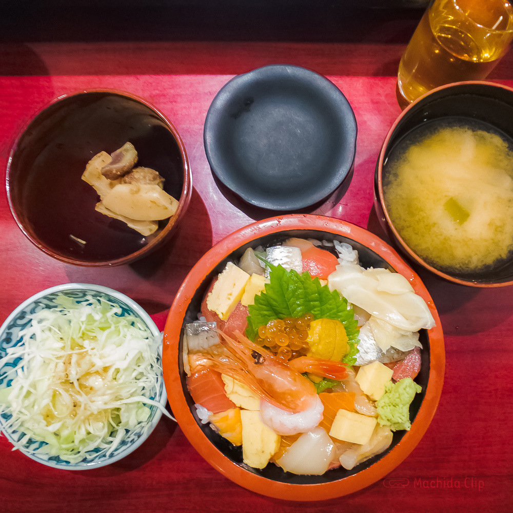 『uogashi mifune』 みふね 町田の「魚河岸丼」の写真