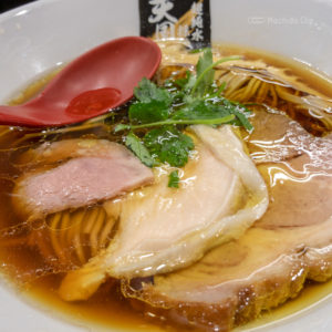 超純水採麺 天国屋の鶏醤油麺の写真