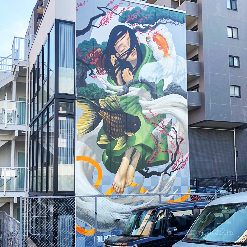 町田 武相庵の壁画の写真