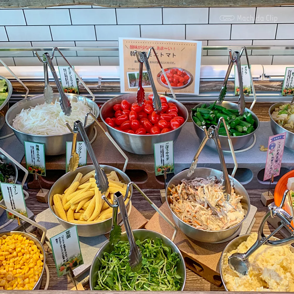 にくスタ 町田旭町店のサラダバーの写真