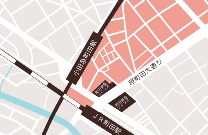 駐輪場エリアマップ（中央）の写真