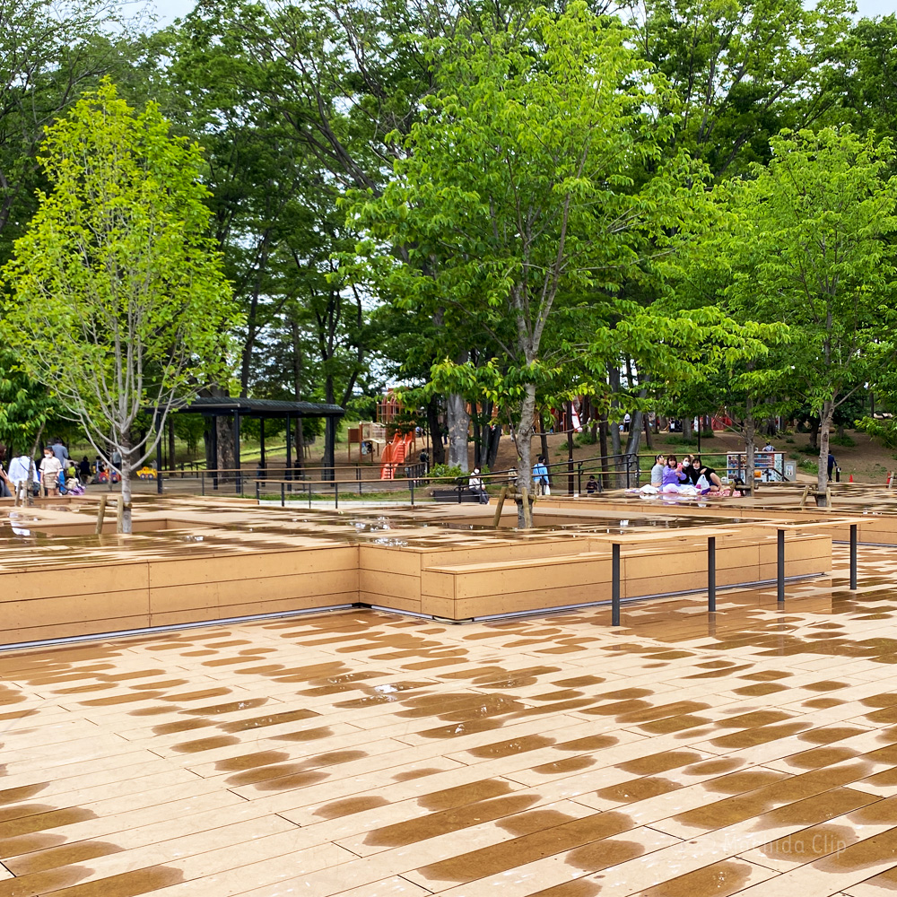鶴間公園のにぎわい広場の写真