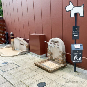 南町田グランベリーパークの犬用シャワーの写真