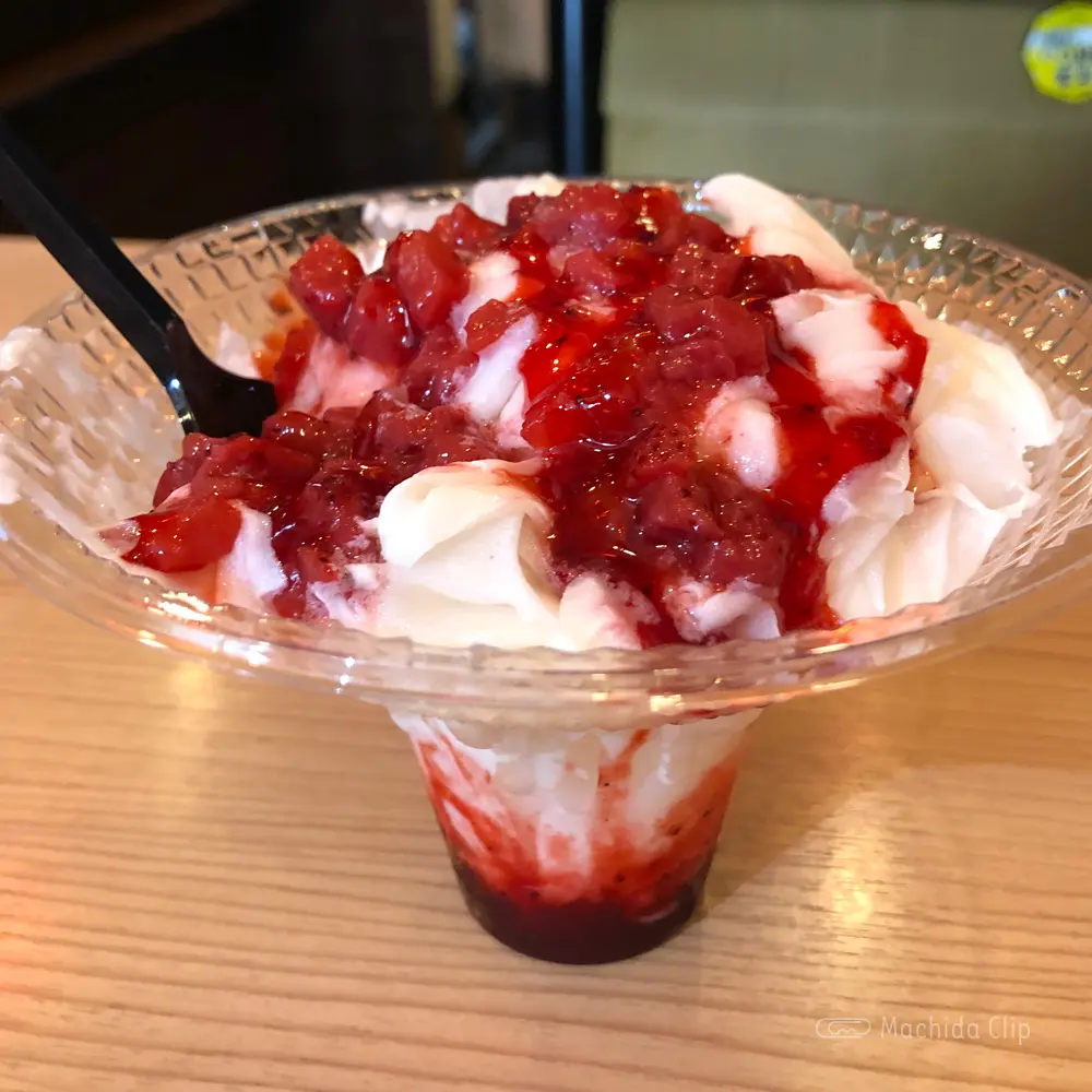 ふわふわ台湾かき氷のかき氷の写真