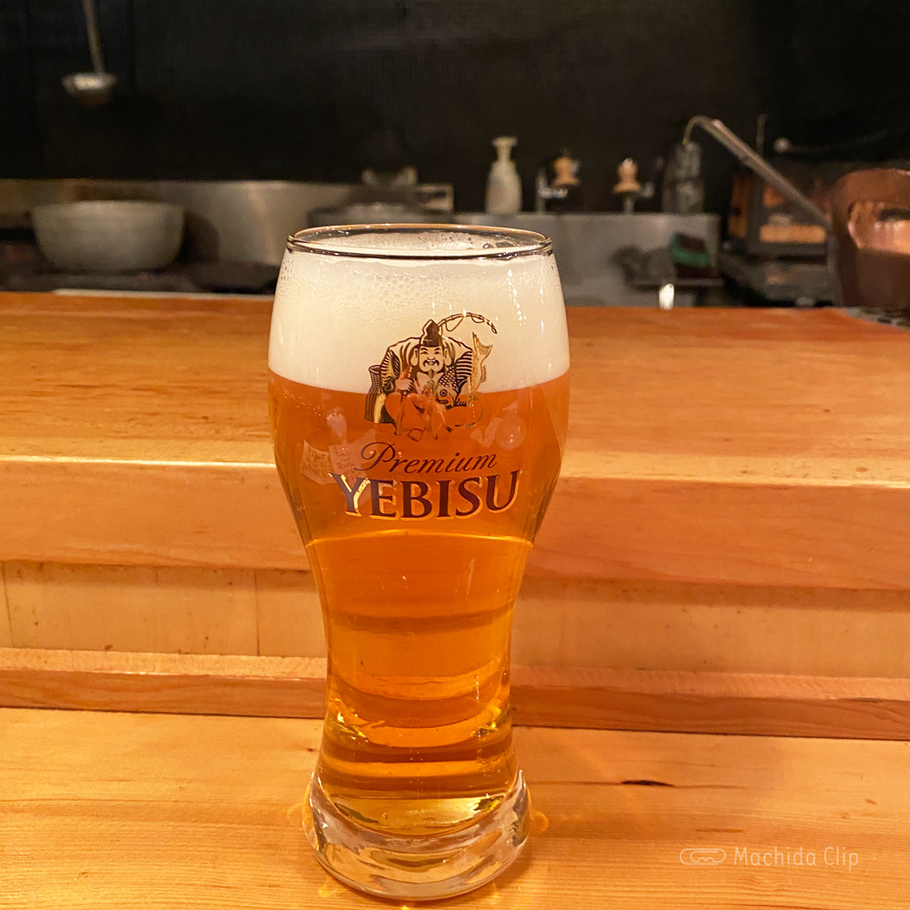まんま屋 汁べゑ 町田店のビールの写真