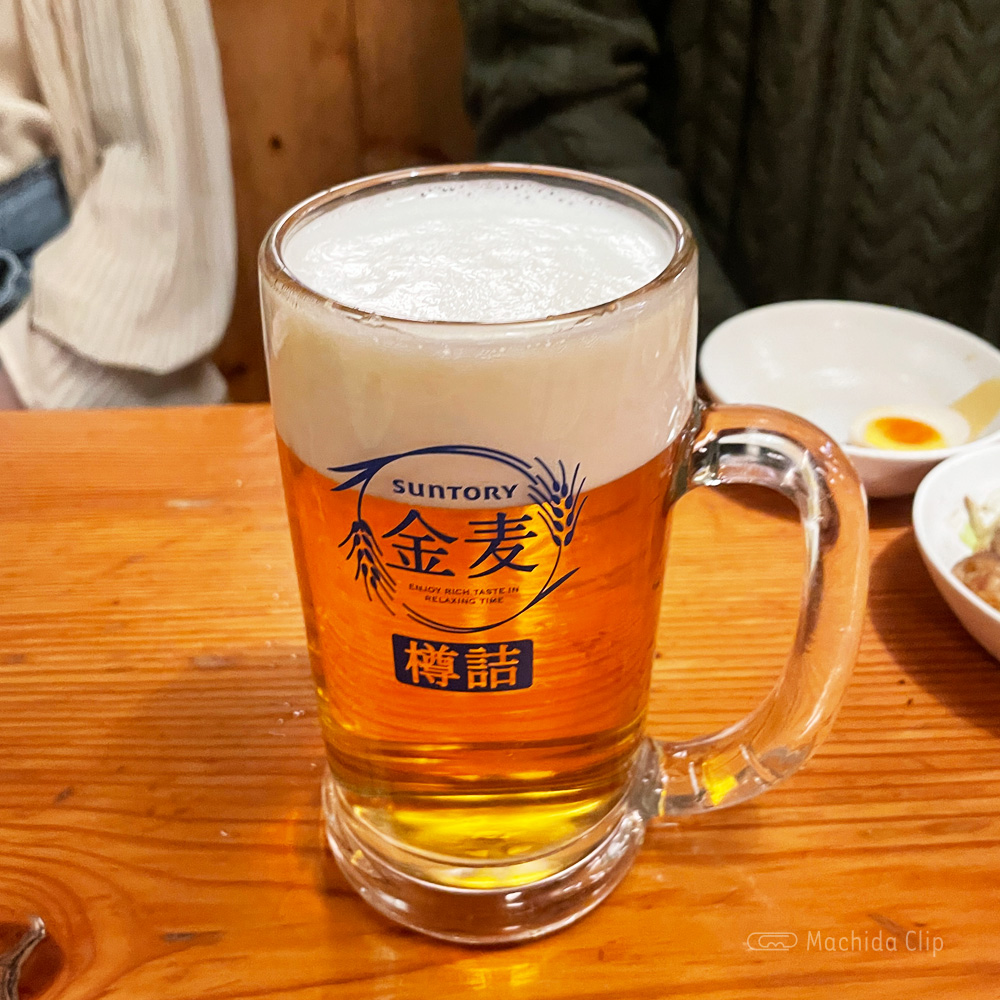 鳥貴族 小田急町田店のビールの写真
