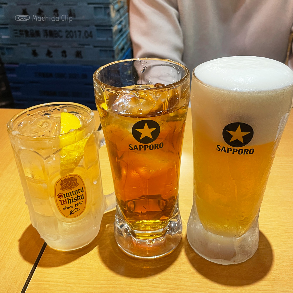 一軒め酒場 町田店のアルコールの写真