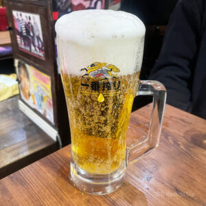 韓国居酒屋いるのビールの写真