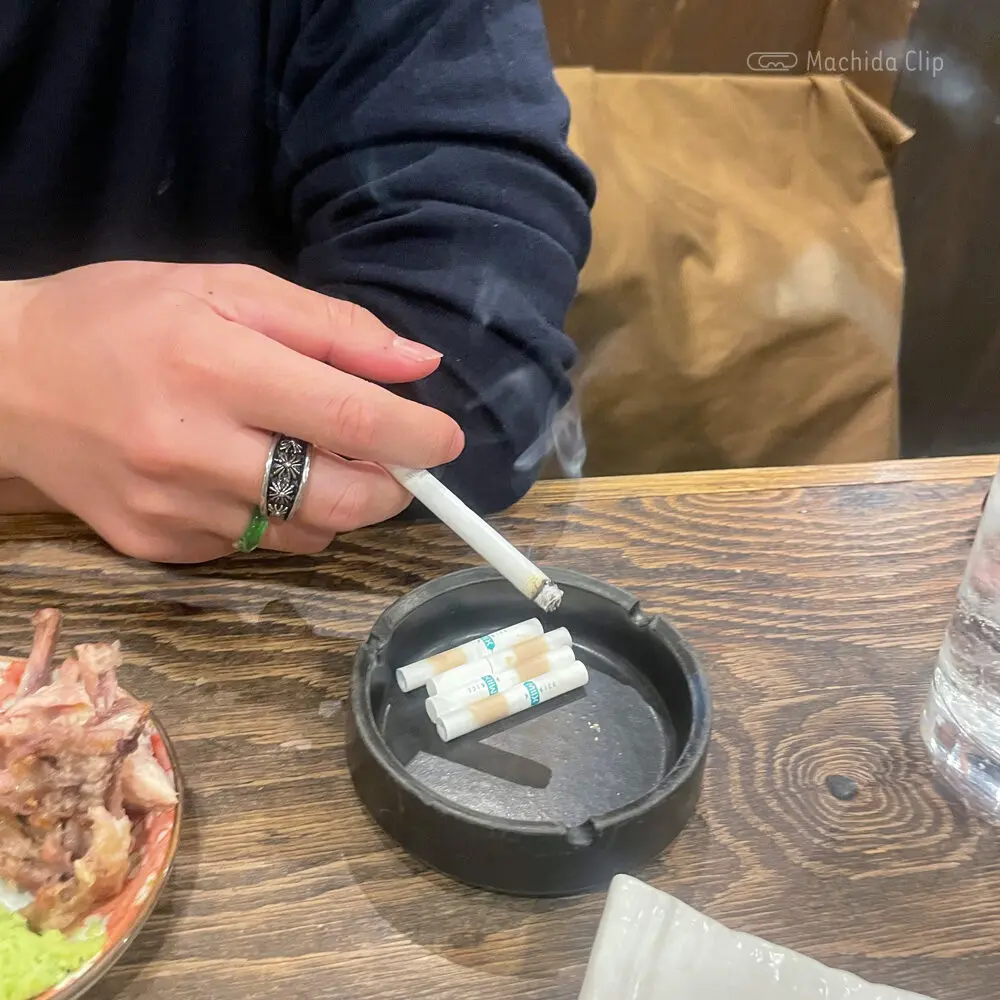 Thumbnail of http://炭焼串工房%20おんどり%20大和横丁店の灰皿の写真