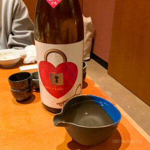 鮮魚 地酒 肴 魚晴の日本酒の写真