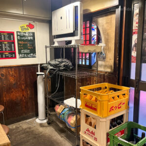 いくどん 町田駅前店の荷物置きの写真