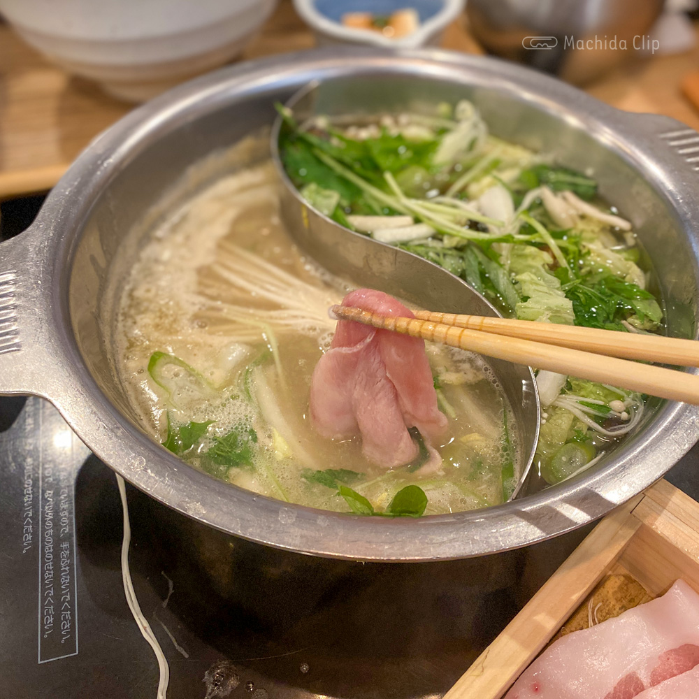 黒ぶたやのしゃぶしゃぶの写真