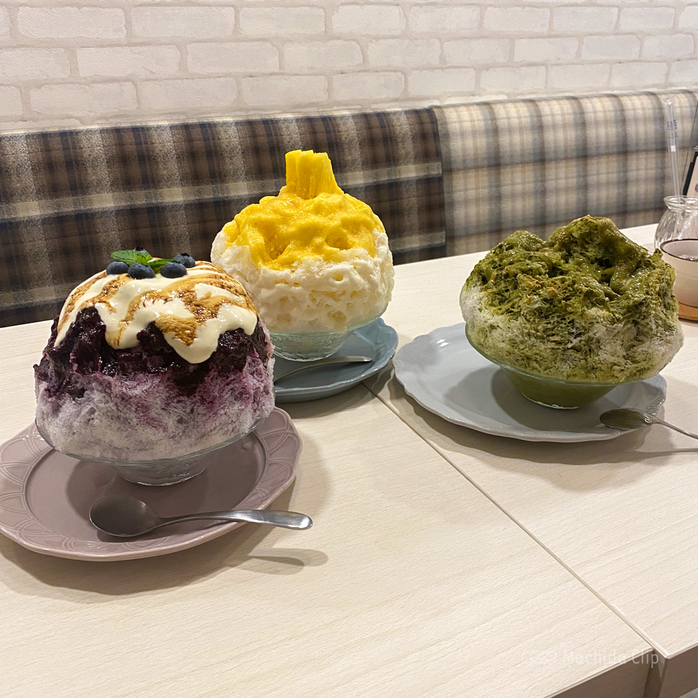 Muffin & Bowls cafe CUPSのかき氷の写真