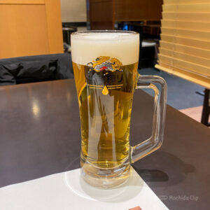 天忠 町田店のビールの写真