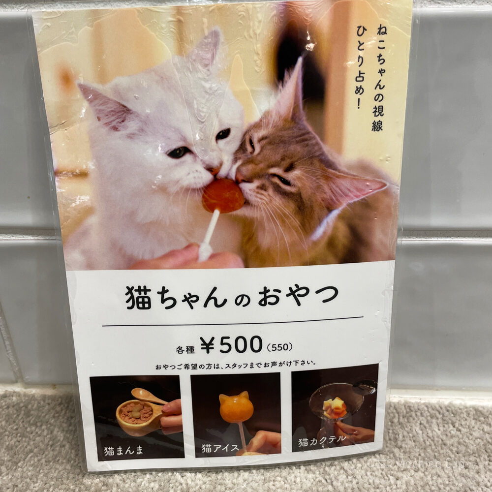 large of http://猫カフェ%20MOCHA（モカ）%20町田ジョルナ店のメニューの写真