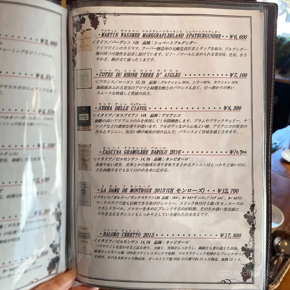 large of 街角グラスのメニューの写真