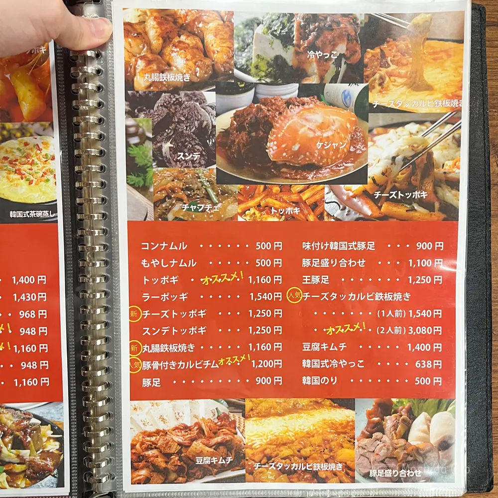 large of 韓国居酒屋 いるのメニューの写真