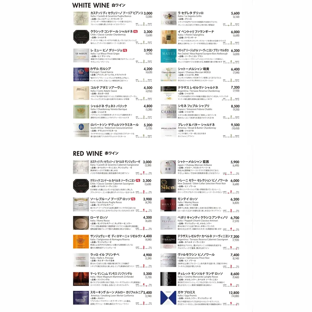 large of サルヴァトーレ クオモ 町田のメニューの写真