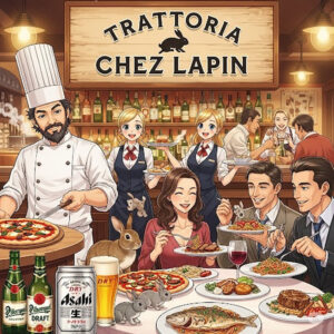 Trattoria Chez Lapin（トラットリア シェ ラパン）のイラスト