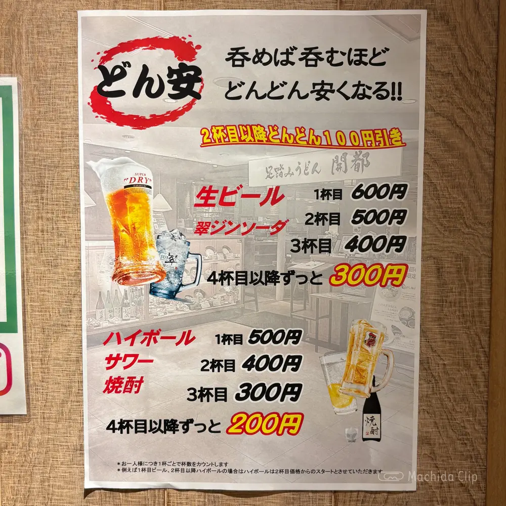 large of 足踏みうどん 開都のメニューの写真