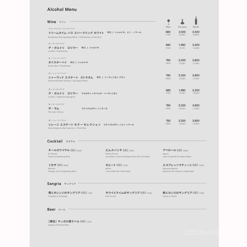 large of LATTE GRAPHIC(ラテグラフィック) 町田店のメニューの写真